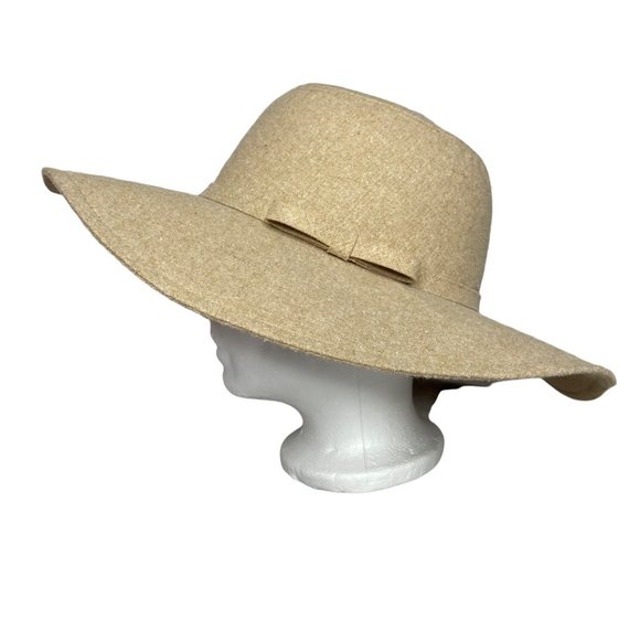 Isa & Stef | Accessories | Oatmeal Heather Floppy Wool Hat  display picture 2